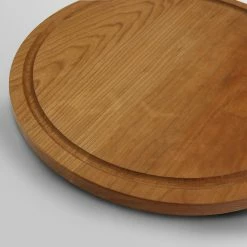 Casual Home Delice Round Cutting Board With Juice Drip Groove - Cherry Wood -Tools Verkaufsladen M00030159005892 2055372444