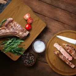 Casual Home Delice Round Cutting Board With Juice Drip Groove - Cherry Wood -Tools Verkaufsladen M00030159005892 3503471514