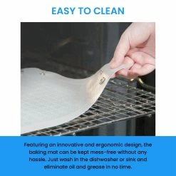 Grand Fusion Housewares Leakproof Non-Stick Silicone Clear Baking Mat -Tools Verkaufsladen M00039339678727 4017090455
