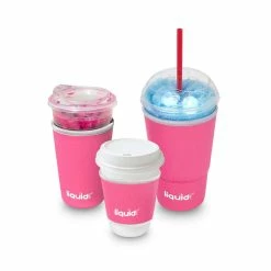 Grand Fusion Housewares Icy Bev Kooler, Insulated Drip Proof Reusable Neoprene Beverage Sleeve Assortment