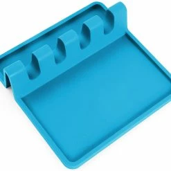 Zulay Kitchen Silicone Utensil Rest With Drip Pad