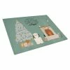 Caroline&apos;s Treasures K7582LCB Lowchen Christmas Everyone Glass Cutting Board - Large