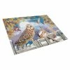 Caroline&apos;s Treasures PRS4032LCB Short-Eared Owl In The Churchyard Glass Cutting Board - Large -Tools Verkaufsladen M00194030386088 146065837