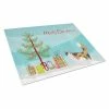 Caroline&apos;s Treasures K4717LCB Skookum Cat Merry Christmas Glass Cutting Board - Large -Tools Verkaufsladen M00194030394601 307584639