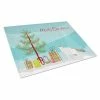 Caroline&apos;s Treasures K4734LCB Turkish Van No.2 Cat Merry Christmas Glass Cutting Board - Large -Tools Verkaufsladen M00194030394779 3492003001