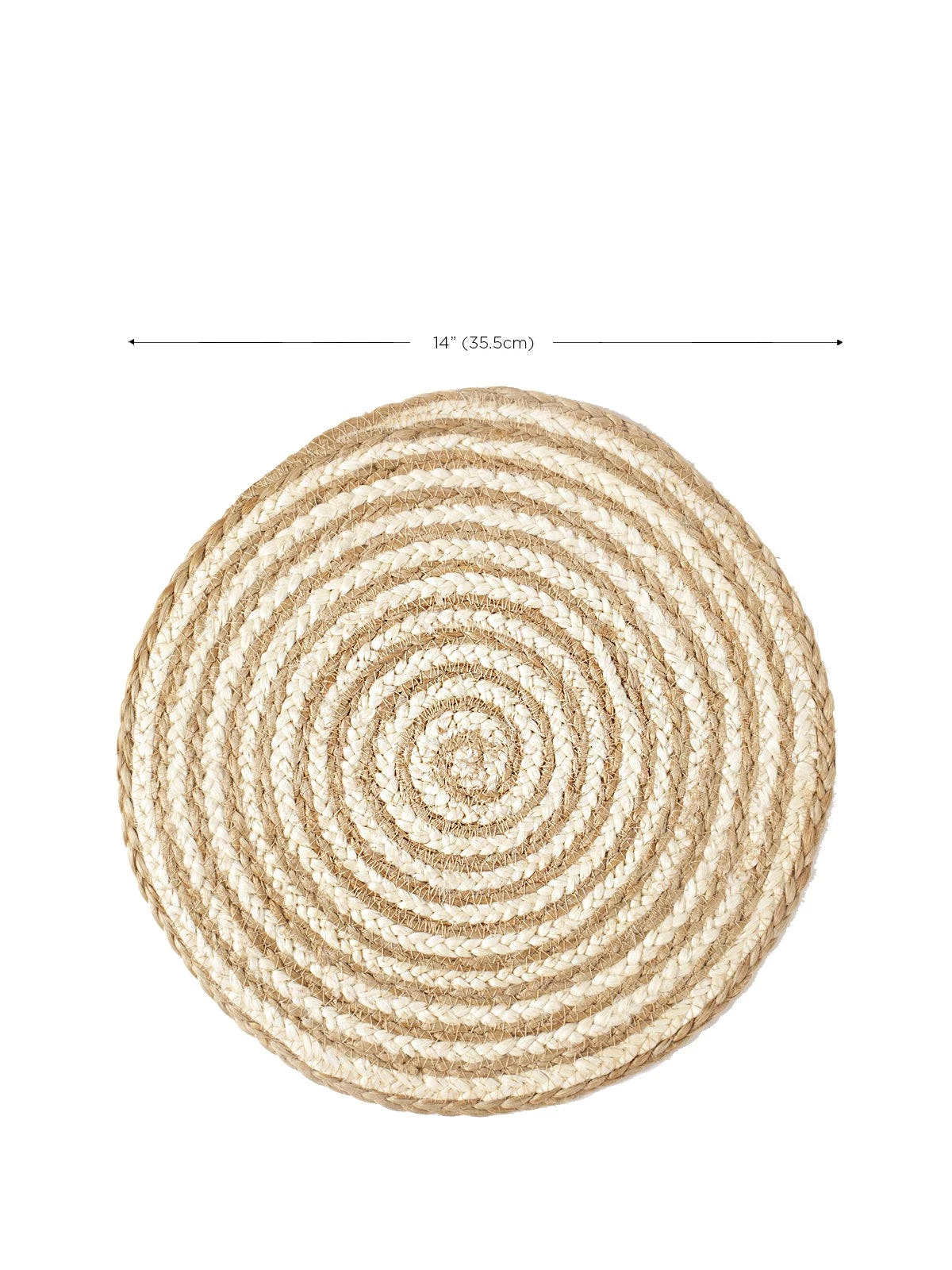 KORISSA Kata Spiral Placemat - Natural (Set Of 4) 7 KORISSA Kata Spiral Placemat - Natural (Set Of 4) – Bild 5