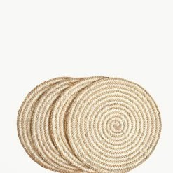 KORISSA Kata Spiral Placemat - Natural (Set Of 4)