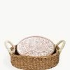 KORISSA Bread Warmer & Basket - Owl Oval
