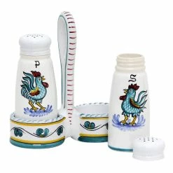 Artistica - Deruta Of Italy Of Italy Orvieto Green Rooster: Salt And Pepper Cruet 7 Artistica - Deruta Of Italy Of Italy Orvieto Green Rooster: Salt And Pepper Cruet -Tools Verkaufsladen M00196704411669 1236969540