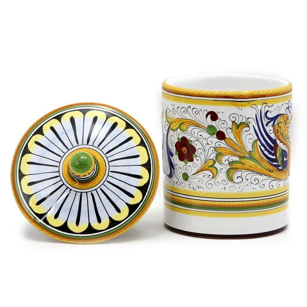 Artistica - Deruta Of Italy Of Italy Raffaellesco Deluxe: Large Canister 4 Artistica - Deruta Of Italy Of Italy Raffaellesco Deluxe: Large Canister – Bild 2