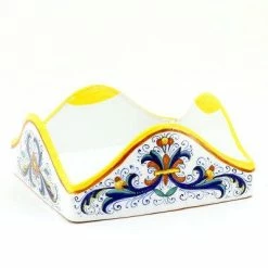 Artistica - Deruta Of Italy Of Italy Ricco Deruta: Square Napkins Holder Large (for Dinner Size Napkins) -Tools Verkaufsladen M00196704414202 4131256736
