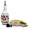 Artistica - Deruta Of Italy Of Italy Orvieto Red Rooster: Olive Oil Bottle Dispenser