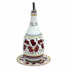 Artistica - Deruta Of Italy Of Italy Orvieto Red Rooster: Olive Oil Bottle Dispenser -Tools Verkaufsladen M00196704415124 1831746735