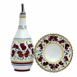 Artistica - Deruta Of Italy Of Italy Orvieto Red Rooster: Olive Oil Bottle Dispenser -Tools Verkaufsladen M00196704415124 3549152051
