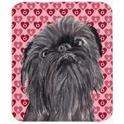 Caroline's Treasures SC9559LCB Brussels Griffon Valentines Love Glass Cutting Board - Large