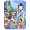 Caroline&apos;s Treasures JMK1187LCB Fairhope Clock Glass Cutting Board - Large -Tools Verkaufsladen M00615872957699 595746595