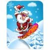 Caroline&apos;s Treasures APH6388LCB Christmas Santa Claus Snowboarding Glass Large Cutting Board -Tools Verkaufsladen M00638508151902 279817824