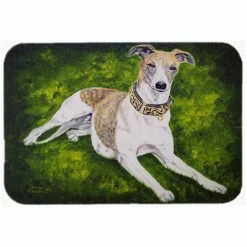 Caroline's Treasures AMB1045LCB Isabella Greyhound Glass Large Cutting Board