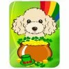 Caroline&apos;s Treasures BB2002LCB Buff Poodle St. Patricks Day Glass Cutting Board - Large -Tools Verkaufsladen M00638508196095 2101494650