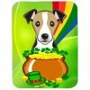 Caroline&apos;s Treasures BB2005LCB Jack Russell Terrier St. Patricks Day Glass Cutting Board - Large -Tools Verkaufsladen M00638508196125 346467526