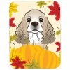 Caroline&apos;s Treasures BB2022LCB Cocker Spaniel Thanksgiving Glass Cutting Board - Large -Tools Verkaufsladen M00638508196293 3656213534