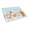 Caroline&apos;s Treasures BB2372LCB Merry Christmas Carolers Airedale Glass Cutting Board - Large -Tools Verkaufsladen M00638508426833 947506780