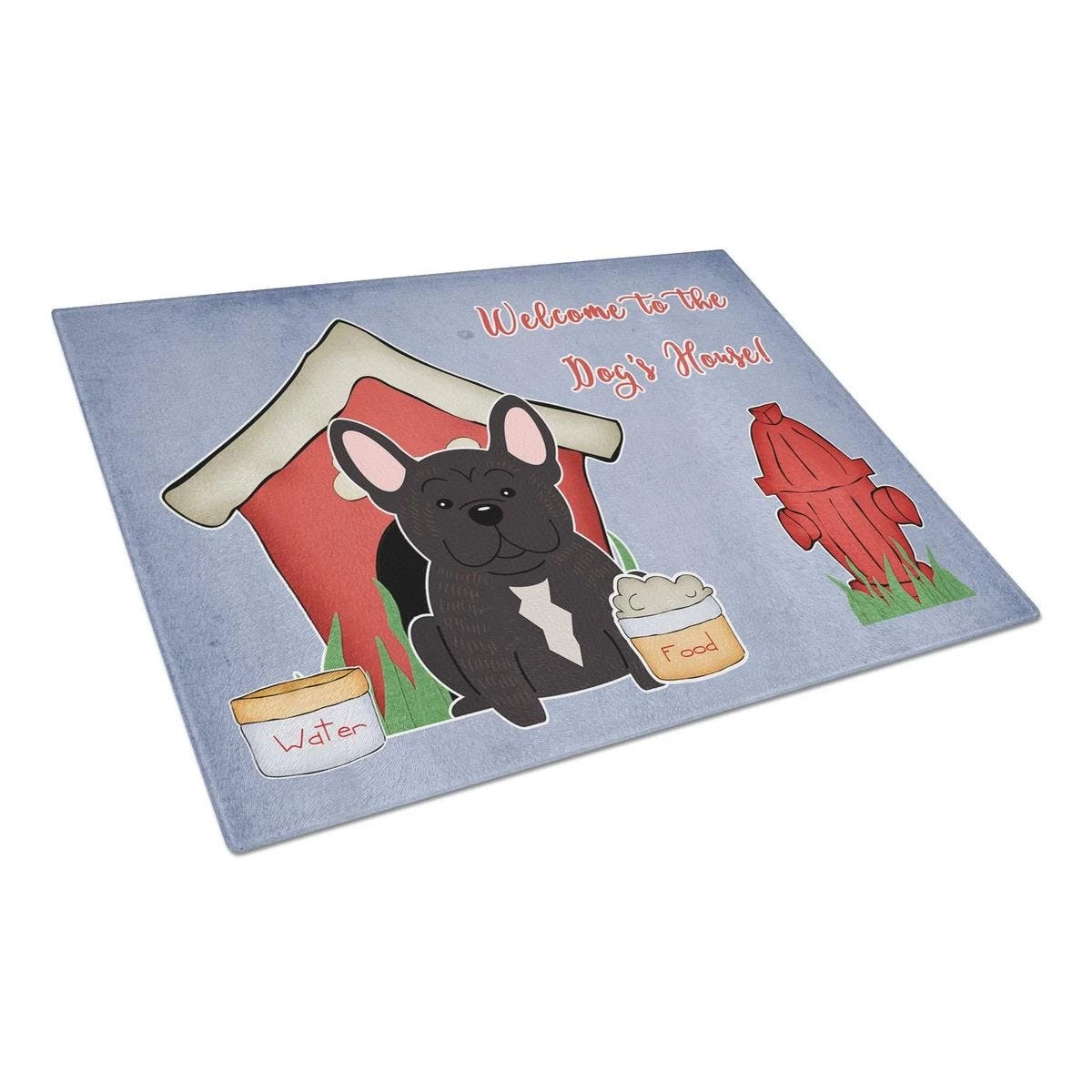 Caroline's Treasures BB2763LCB Dog House Collection French Bulldog Brindle Glass Cutting Board - Large 3 Caroline's Treasures BB2763LCB Dog House Collection French Bulldog Brindle Glass Cutting Board - Large