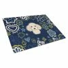 Caroline's Treasures BB5109LCB Blue Flowers Buff Poodle Glass Cutting Board - Large 2 Caroline's Treasures BB5109LCB Blue Flowers Buff Poodle Glass Cutting Board - Large -Tools Verkaufsladen M00638508610911 3924763492