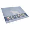Caroline&apos;s Treasures BB5519LCB Spanish Water Dog Welcome Glass Cutting Board - Large -Tools Verkaufsladen M00638508698117 556426460