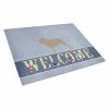 Caroline&apos;s Treasures BB5569LCB Neapolitan Mastiff Welcome Glass Cutting Board - Large -Tools Verkaufsladen M00638508698612 2636294912