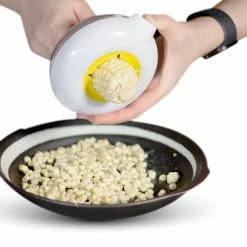 Grand Fusion Housewares Corn Peeler With Circular Stainless Steel Blade Strips Corn Cob Cleanly - Plastic Container With Pouring Spout Catches Kernel -Tools Verkaufsladen M00647166279019 1257538755
