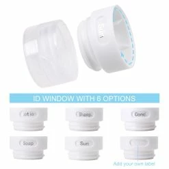 Grand Fusion Housewares Silicone Travel Bottle 3 PK With Suction Cup And Leakproof Cap -Tools Verkaufsladen M00647166280404 4200771711