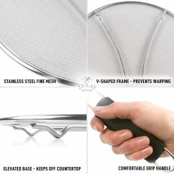 Zulay Kitchen Splatter Screen - [13 Inch] -Tools Verkaufsladen M00650181996632 3623151248