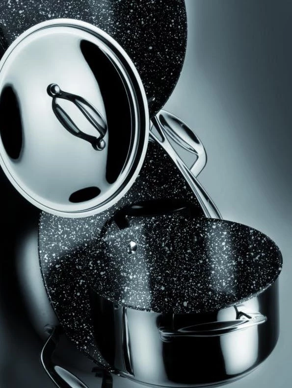 Mepra Non Stick Saute Pan 2 Handles Glamour Stone Cm 26 4 Mepra Non Stick Saute Pan 2 Handles Glamour Stone Cm 26 – Bild 2