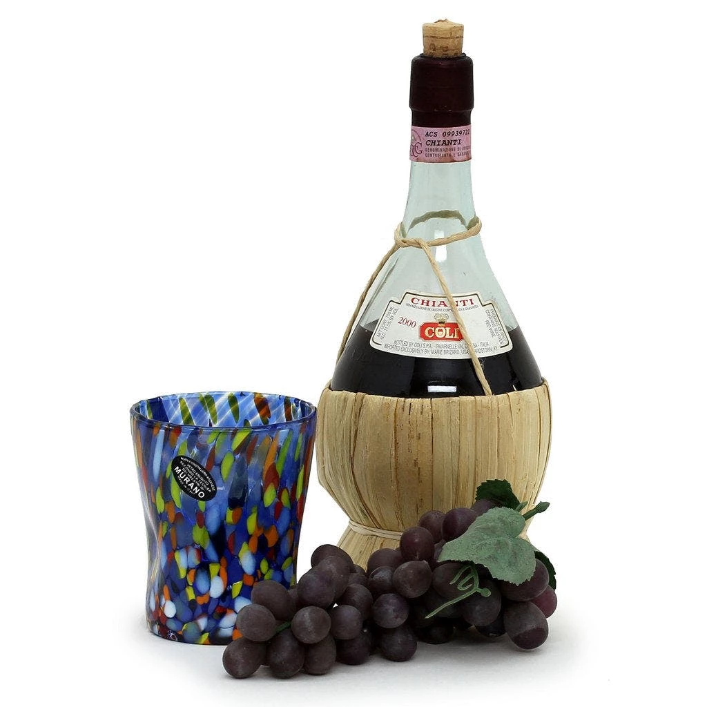 Artistica - Deruta Of Italy Of Italy Murano Murrina Style: Crumpled Water Tumbler Glass Fully Hand Made 5 Artistica - Deruta Of Italy Of Italy Murano Murrina Style: Crumpled Water Tumbler Glass Fully Hand Made – Bild 3