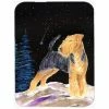 Caroline&apos;s Treasures SS8464LCB Starry Night Welsh Terrier Glass Cutting Board - Large -Tools Verkaufsladen M00705332110372 2188642717