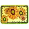 Caroline&apos;s Treasures 8060LCB 15 X 12 In. Flower Sunflower Glass Cutting Board - Large