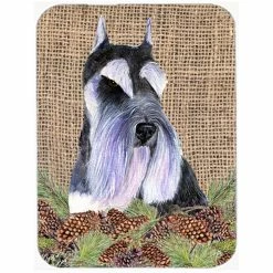Caroline's Treasures SS4068LCB Schnauzer Glass Cutting Board - Large