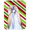 Caroline&apos;s Treasures SS4534LCB Shih Tzu Candy Cane Holiday Christmas Glass Cutting Board - Large