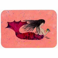 Caroline&apos;s Treasures 8338LCB Mermaid Glass Cutting Board - Large