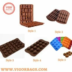 Vigor Silicone Cake Mold BPA Free, Non-Stick Chocolate Mold Soft And Easy To Release