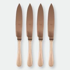 Mepra American Steak Knife Set Of 4 Ice Bronze