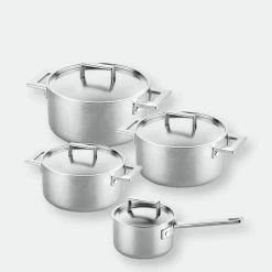 Mepra Attiva Pewter 8 Pcs Set