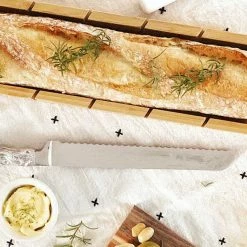 Arthur Court Designs Baguette Board With Grape Bread Knife -Tools Verkaufsladen M00752659055886 4080856791