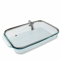 Arthur Court Designs Head Lid With Pyrex 3 Quart Baking Dish