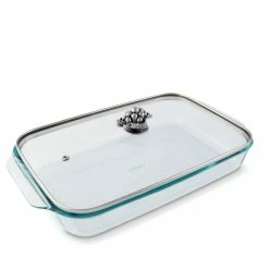 Arthur Court Designs Grape Lid With Pyrex 3 Quart Baking Dish