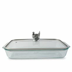 Arthur Court Designs Turkey Lid With Pyrex 3 Quart Baking Dish -Tools Verkaufsladen M00752659082370 3503018884
