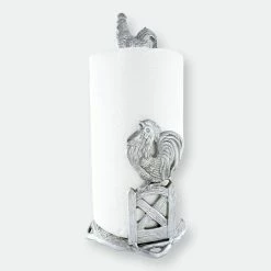 Arthur Court Designs Rooster Paper Towel Holder