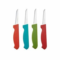 Caroline&apos;s Treasures 3 In. Plastic & Stainless Steel Paring Knife Set - 4 Piece