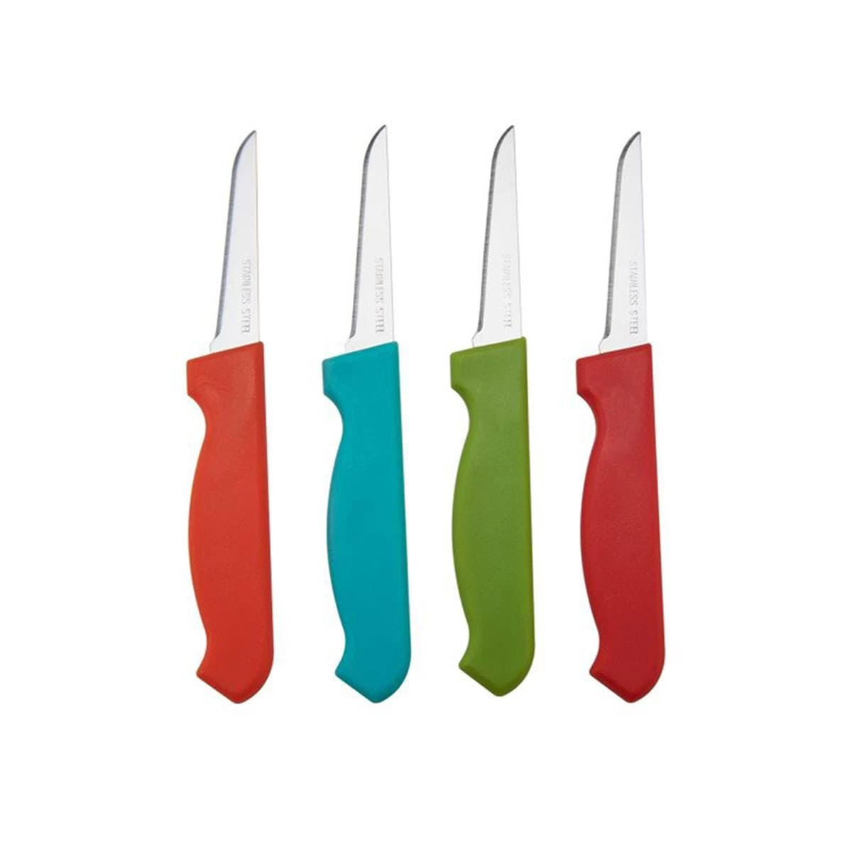 Caroline's Treasures 3 In. Plastic & Stainless Steel Paring Knife Set - 4 Piece 3 Caroline's Treasures 3 In. Plastic & Stainless Steel Paring Knife Set - 4 Piece